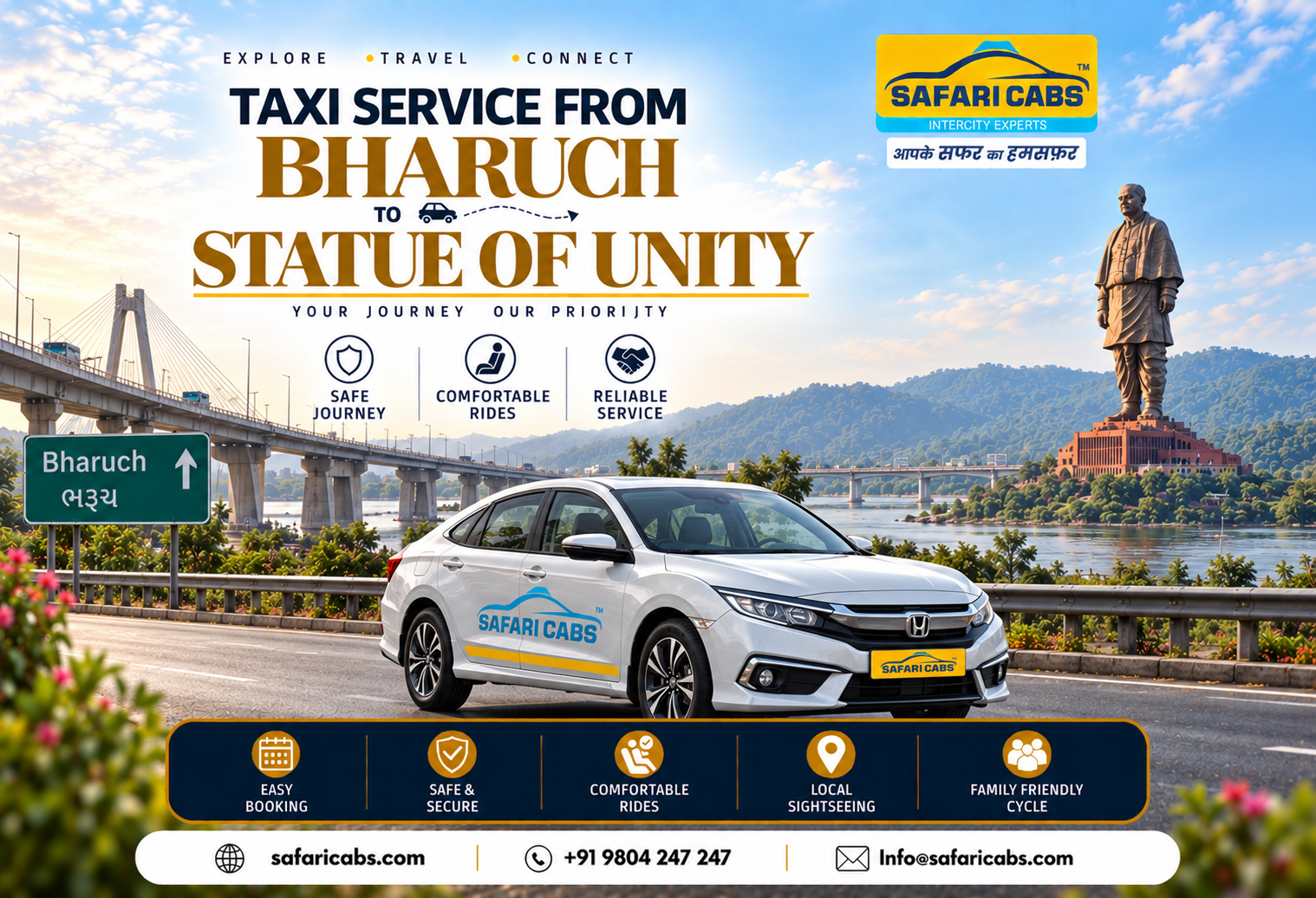 TRIPPING FROM Bharuch To Statue Of Unity